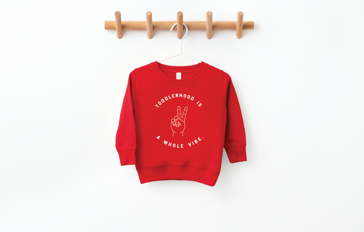 Toddlerhood is a Whole Vibe Pullover