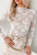White Mesh Top