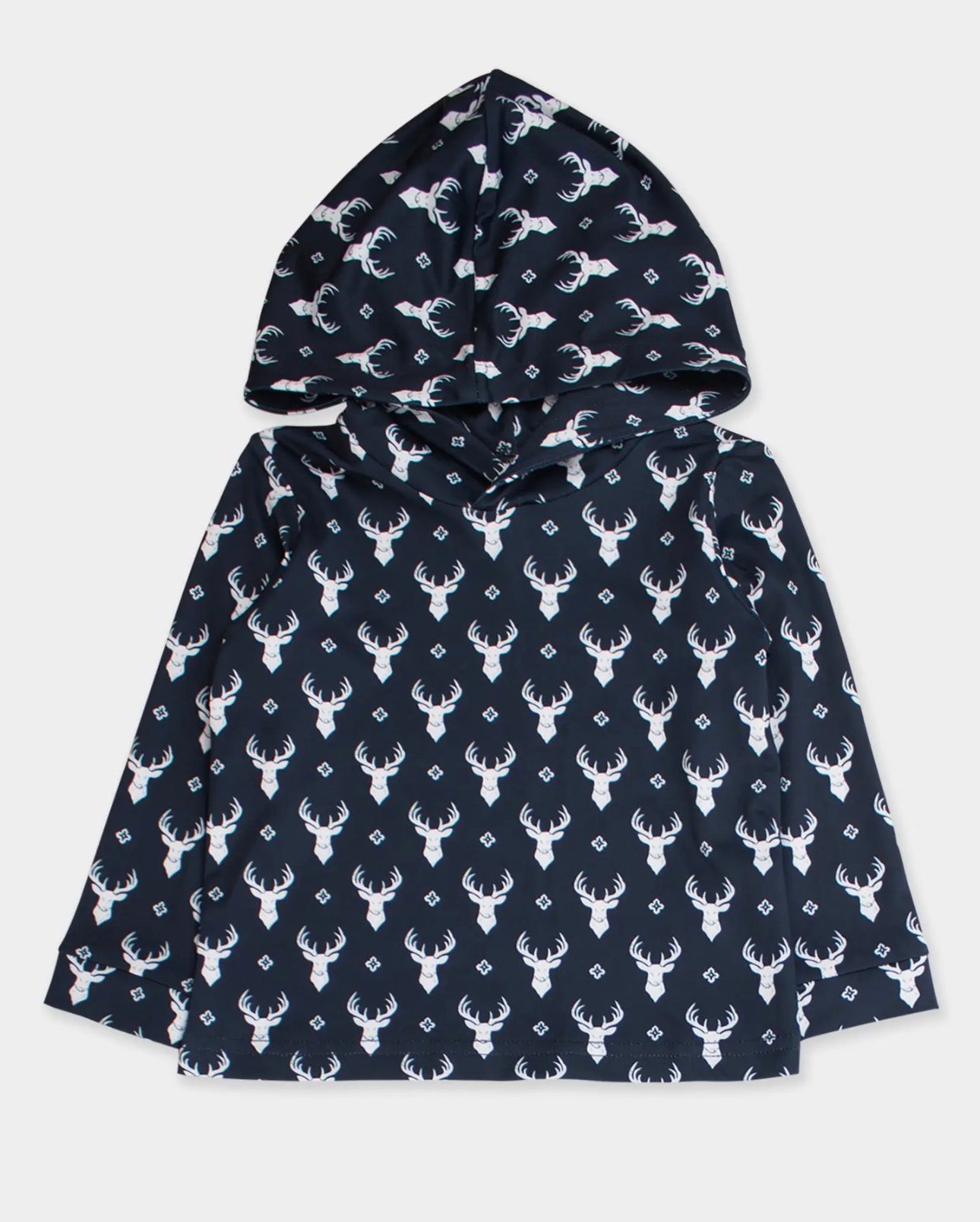Boys Little Deer Lodge Performance Hooded Shirt