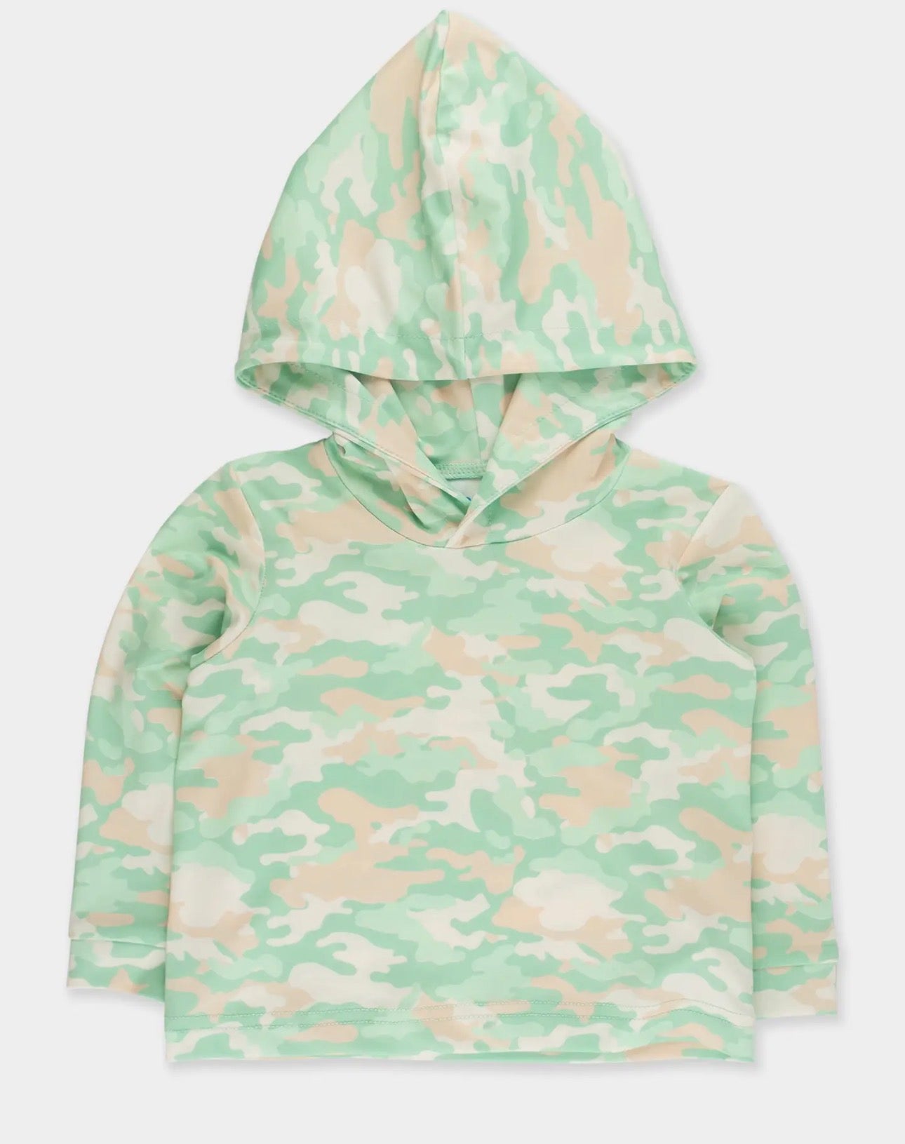 Boys Sage Trail Camo Performance Hooded Shirt
