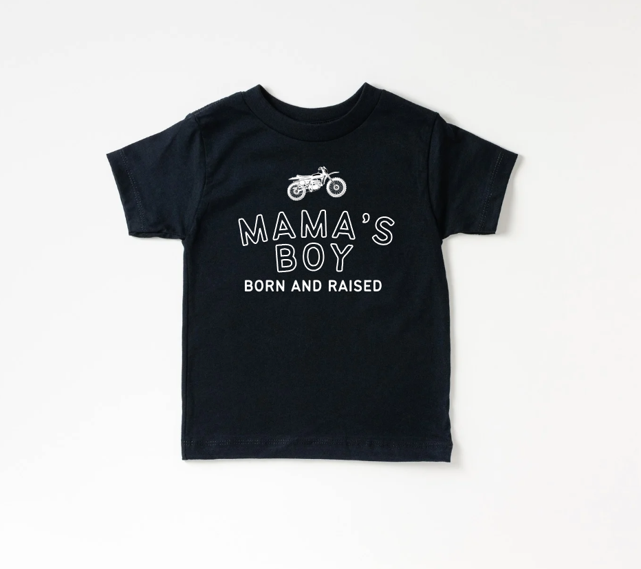 Mama's Boy Born & Raised Tee