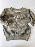 Kicks Over Chicks © Camo Pullover