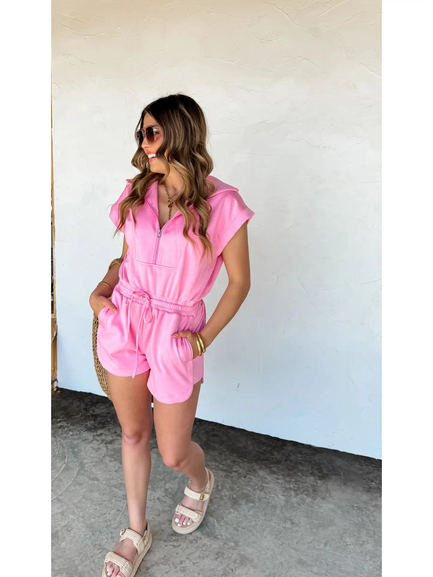 Plus Off Duty Romper